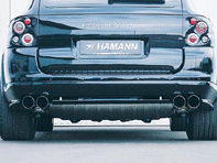 Panneau d'extrémité de tablier arrière avec diffuseur intégré. Hamann pour Cayenne