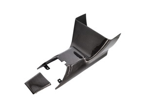 Rennline GT3 middenconsole delete panel koolstofvezel. Porsche 986 Boxster / 996 - 98655211302