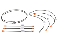 Brake line kit. Porsche 356 B-T5 - 64442305, 64442306, 64442313, 64442314, 69535260100, 69535260201 - 1661501010
