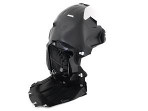 Voering wielkuip vooraan, voorste deel. Porsche 992 GT3 - 9GT805423C, 9GT805424C