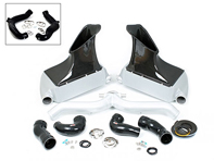Komplettes Hochleistungs-Ladeluft-Kühlkit mit hohem Durchfluss und Einlassrohren. Porsche 997.1 Turbo - BIG-140, BIG-140-76, DO88