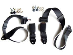 Static 2-point rear lap belt (Set of 2). Porsche 911 78-89 / 964 / 993 / 968 / 924 / 944 - 47785779570B