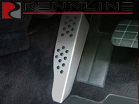 Impugnatura in gomma Rennline Dead Pedal. Porsche 996/997/Boxster/Cayman - P95RH