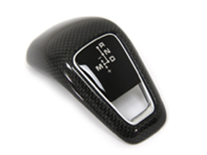 Sports gear shift knob cover, Carbon / Black. Porsche Cayenne (9YA) - 9Y0713139