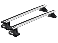 Thule Evo 135 Sistema de barras de techo de aluminio para Porsche Macan 2014>> - 711400, 710500, 145248