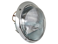 Phare 'Bosch Style' avec verre clair, jante chromée. Porsche 911/912 65-73 LHD Voitures - 90163110100, 91163110100, 91163111300 - 1695100800