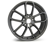 Cerchio anteriore in lega da 20' 718 Cayman GT4 in platino satinato per Porsche 982 (718) Cayman GT4 - 982601025ABOB5, 982601025AB