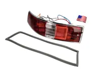 Indicator unit with lens & seal (SWB). Porsche 911/912 1963-68 USA - 90163140401, 900163140301 - 15879, 15879/D, 15879/S, 1695300770, 1695300780