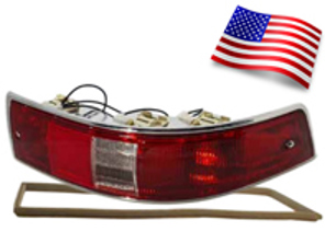 Unité d'indicateur avec lentille et joint (SWB). Porsche 911/912 1963-68 États-Unis - 90163140401, 900163140301 - 15879, 15879/D, 15879/S, 1695300770, 1695300780