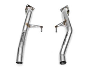 Exhaust Catalytic Converter Bypass Pipes. Porsche 957 Cayenne Turbo - 95511302350, 955113023FX, 95511302450, 955113024EX