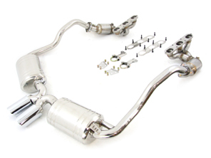 适用于保时捷 987 / 987C 的全套不锈钢排气系统 - 3606008703, 3606109871, 3606109872, 99611110755, 99907507400