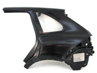 Achter 1/4 paneel. Porsche 958 Cayenne 2015 >> - 95850398501, 95850398501GRV, 95850398601GRV, 95850398601