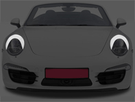 Couvertures de phare. Porsche 911 (991) 09/2011>> - SB215