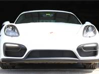 Kit de grille en treillis métallique pour pare-chocs avant Rennline. Porsche 982 (718) Cayman 2017>> - E1002
