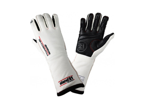 Guantes de carrera Legacy White Porsche Motorsport