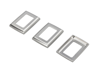 车窗开关边框 3 件套合金。保时捷 911 / 964 / 993 - 9646136210001C, 9646136210101C, 91161362103, 91161362104