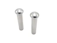 Jeu de goupilles de porte, aluminium. Porsche 911 63-89 - 1687400110, 90153167121, 92855535902 - EQ837001, 1687400110