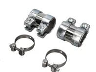 Exhaust Clamps in Titanium. Porsche 991.1 Carrera 2012-16 - 99711152000, 99711124030