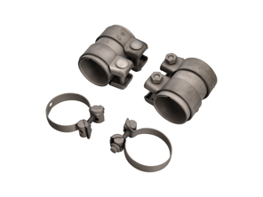 Fascette di scarico in titanio. Porsche 991.1 Carrera 2012-16 - 99711152000, 99711124030