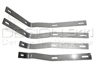 Satz hinterer Stoßstangenhalter. Porsche 356B / 356C - 64450523105 - JG.231.05