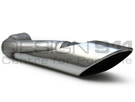 Exhaust tail pipes. Porsche 955 Cayenne 3.2L V6 / 4.5L V8 2003-06 (OE Part No 95511125110 / 95511125210) - 95511125110, 95511125210