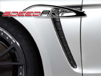 Uscita aria alettone anteriore PS9 SpeedART. Porsche Panamera