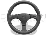 Volante sportivo senza airbag Nero con cuciture nere. Porsche 928 - 000043163108YR