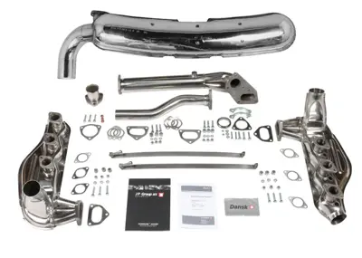 Kit d'échappement pour Porsche 911 2.7-3.0L Boite arrière 1IN - 1OUT, Diamètre extérieur 84mm. - 1620000910, 92.287SD, 1623103500, 1620400400, 1620401000, 1620200600, 1620604400, 1621701910, 1621701510, 1621401970, 1621101200, 1625000300, 1625001100, 91.101S, 92.102S, 92.103S, 92.300S, 92.502SD, PCG91121100, 91.101KIT, 93011115900, 91111119101, 90007428202, 90091009702, 1620606400, 92.502S