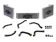 Radiateur en aluminium pour liquide de refroidissement et durites, lot de 3. Porsche 991.2 - 9P1121251, 9P1121252, 9P1121253, 99110613702 - 7086, 7087, 7060