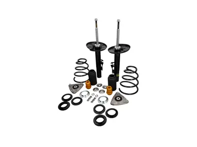 Überholungssatz für die Vorderradaufhängung – Stoßdämpfer, Federn, Halterungen und Hardware – für Porsche 981 Boxster und Cayman (ohne PASM) 2012–2016 - 98134304104, 98134304105, 98134304109, 98134304111, 98134304113, 99908413301, PAF00855000, 99134301502, 99908444701, PAF003923, 99134350102, 99134350103, 99134351300, 9P1412269, 99134330104, 99134350902, 9P1412137A, 99134356101, 99134352502, 9P1411189, 98134353113504, 99134351101, 9P1412149, 99134312500