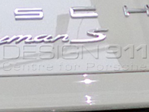 'S' Badge for Porsche 981C Cayman S 2015>> - 98155924500