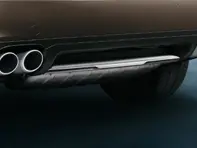 Unterfahrschutz aus Edelstahl (hinten). Porsche Cayenne 958 - 958505834606M7