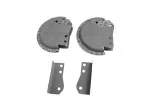 Hinge pocket set bonnet. Porsche 356 Coupe / Cabriolet - 356 51205, 35651205, 64450201520, 64450201506, 64450201518 - PP160HPC, P160HPC