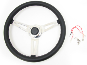 Stuur Classic 3 spaaks, Chroom - 91134700C00, 121175-C00