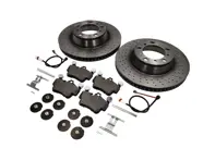 REAR Brake Pads and Brake Disc Package Porsche 997 3.8L C4S - 99635240X02BRE, 99635240X02, 95535296000, 99761275402, 99635208600, 99635208602, 99735193907BRE, 99735193907, 90026904701, 99906705009