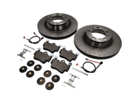 后刹车片和刹车盘套件 保时捷 997 3.8L C4S - 99635240X02BRE, 99635240X02, 95535296000, 99761275402, 99635208600, 99635208602, 99735193907BRE, 99735193907, 90026904701, 99906705009