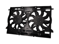 Radiator water cowling with fans, 400W, 370mm. Porsche 9YA Cayenne - PAB959455B, PAB95945520, PAB12120710, PAB95945530, PAB959455C