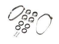 Mounting Kit for Rear Exhaust. Porsche 993 - 99311111907, 92811142700, 92811124605, 92811124606, 92811124607, 90007425202, 99902512509, 99908405202, 90006736201