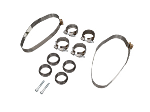 Mounting Kit for Rear Exhaust. Porsche 993 - 99311111907, 92811142700, 92811124605, 92811124606, 92811124607, 90007425202, 99902512509, 99908405202, 90006736201