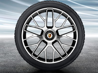 20' 911 Turbo S lichtmetalen wintervelgen & banden Origineel Porsche - 99104460144