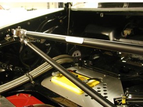 Strut Tower Brace - Monoball - 3-punts van Rennline. Porsche 911/912/930 - SB17X1719192B, SB17X1719192S, SB719192B, SB719192S