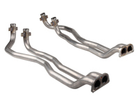 Rennrohrsatz, Edelstahl. Porsche 914 - 91.141S, 1623106710, 022256091F, 022256092F - 1623106710