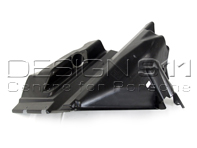 Conduit d'air intérieur pour pare-chocs avant. Porsche 997 Turbo MKI et MKII - 99757534101, 99757534201