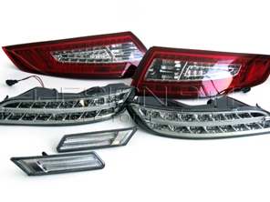 Daytime Running Lamps (DRL) & LED Upgrade Kit for Porsche 997 Gen1 - 99763100095, 99763109099, 99763109098