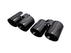 Tuyaux d'échappement en noir satiné. DesignTek pour Porsche 997