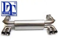 Escape Silenciador / Silenciador Titanio DesignTek para Porsche 996 Turbo - 99611102775, 99611102776