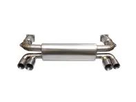 Exhaust Muffler / Silencer Titanium DesignTek for Porsche 996 Turbo - 99611102775, 99611102776