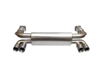 Exhaust Muffler / Silencer Titanium DesignTek for Porsche 996 Turbo - 99611102775, 99611102776