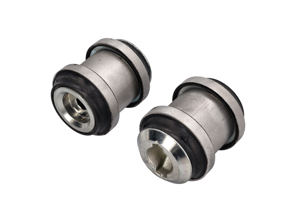 Kit de bujes para brazo de arrastre trasero/portaruedas (juego de 2). Porsche 964 Carrera y Turbo (1989-1994) - 96433102100, 96433102200, 96533102100, 96533102200, 96533102103, 96533102203 - URO-012861