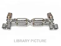 超级跑车 70 毫米 x-pipe 排气系统，RACE。保时捷 997.1 Turbo - 99711102772